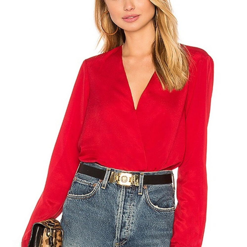 BCBGENERATION Wrap Surplice Top